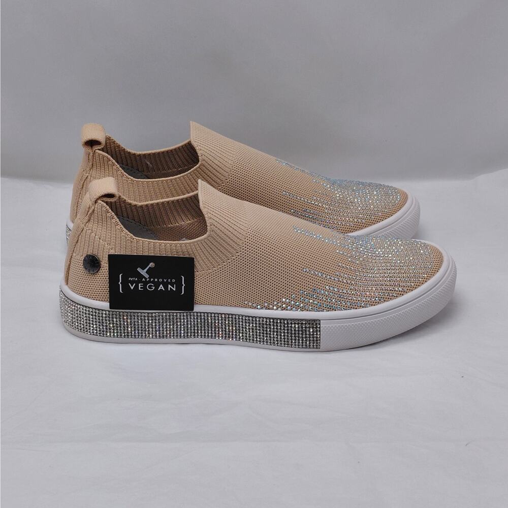 Bernie Mev Womens Comfort Platform Sneakers Size EU 37 Crystal Rhinestone Shoes